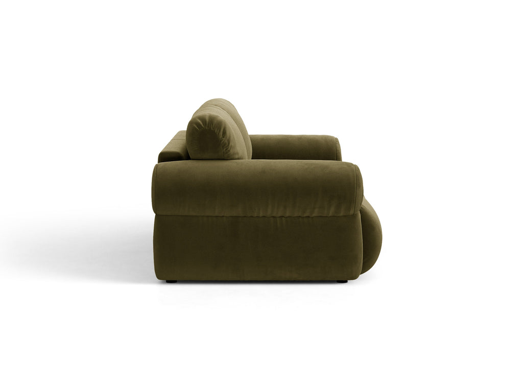 Ophelia Sofa in Velluto 3 Posti Salvador - Verde