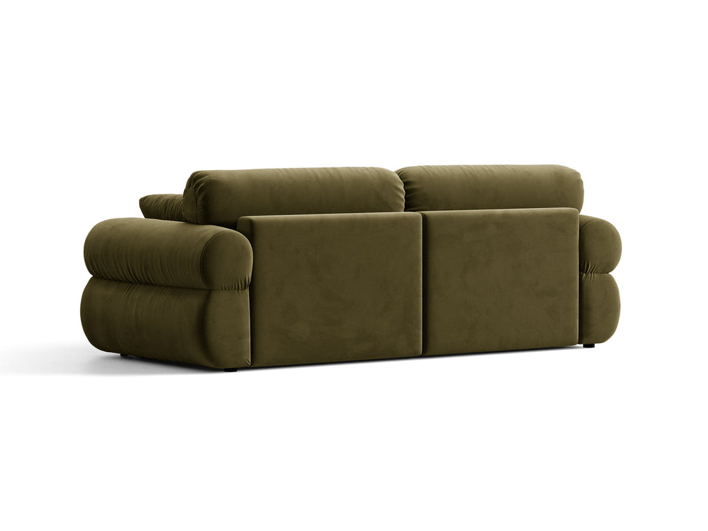 Ophelia Sofa in Velluto 3 Posti Salvador - Verde