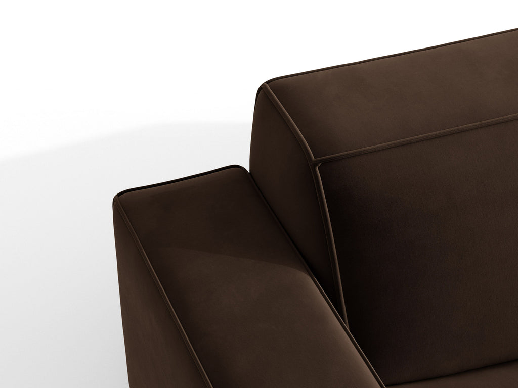 Jodie Divano componibile 3 Posti Bluvel - Marrone scuro