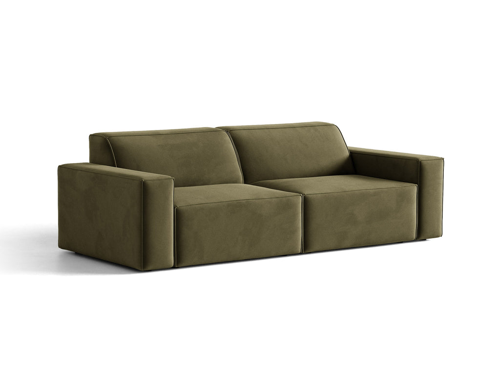 Jodie Divano componibile 3 Posti Bluvel - Verde