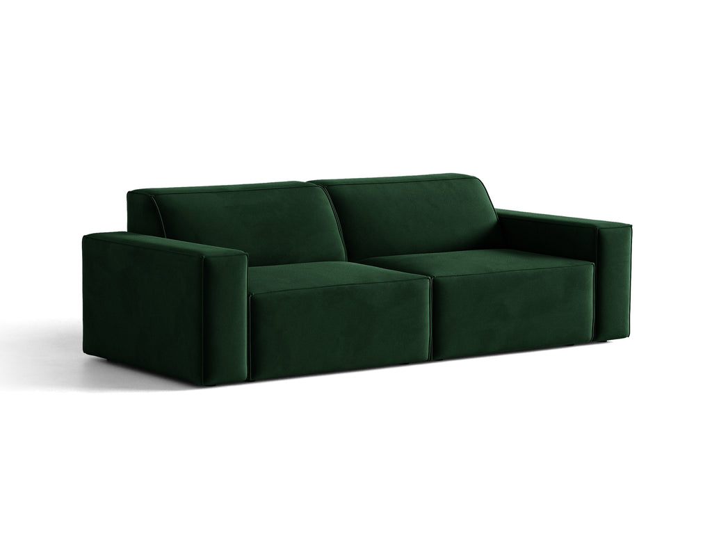 Jodie Divano componibile 3 Posti Bluvel - Verde bottiglia