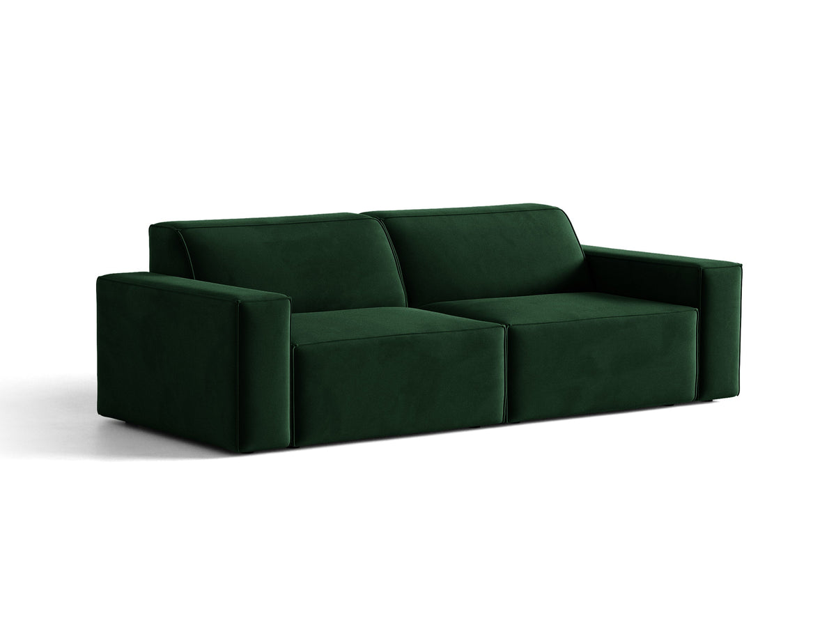 Jodie Divano componibile 3 Posti Bluvel - Verde bottiglia