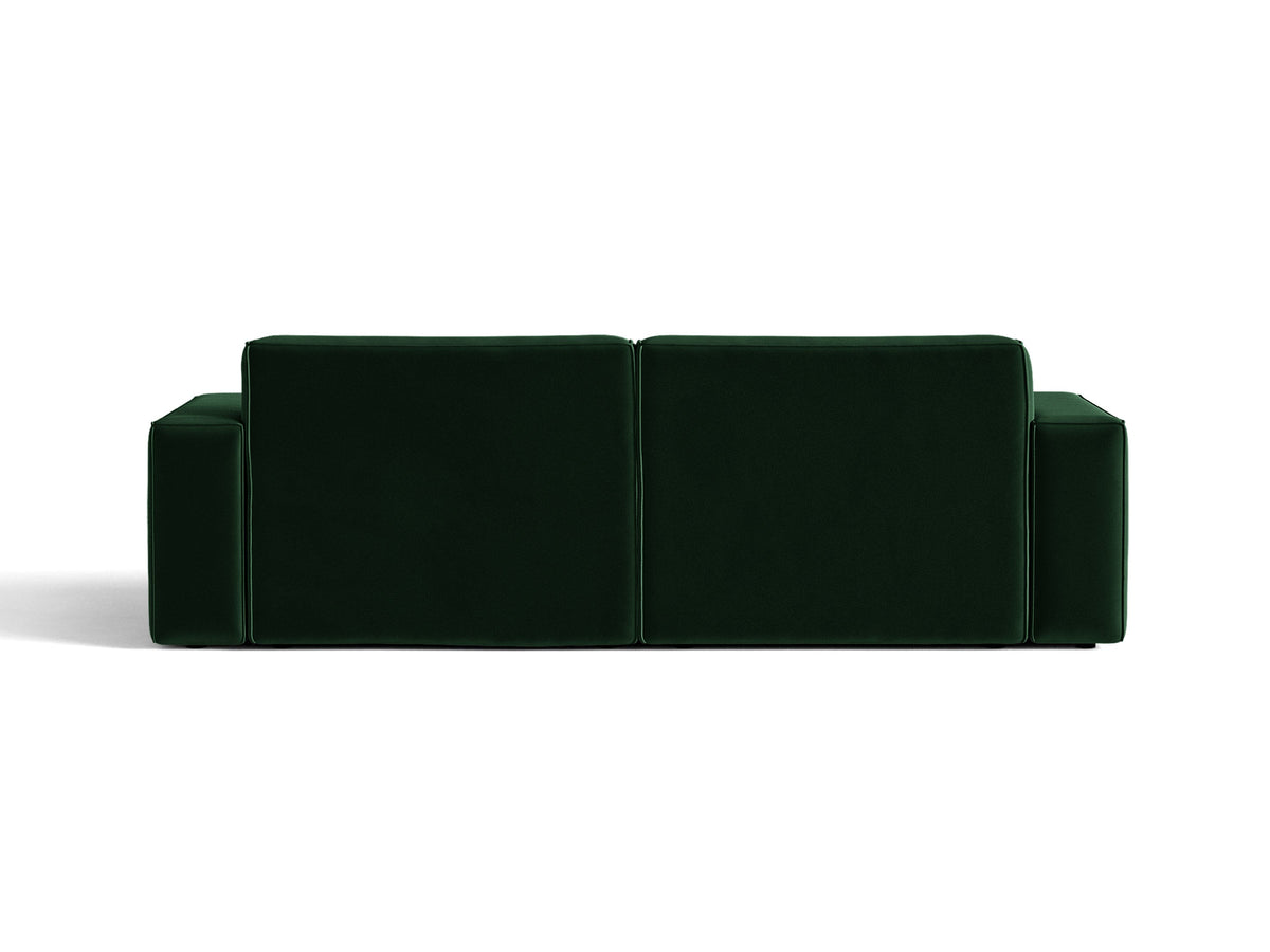 Jodie Divano componibile 3 Posti Bluvel - Verde bottiglia