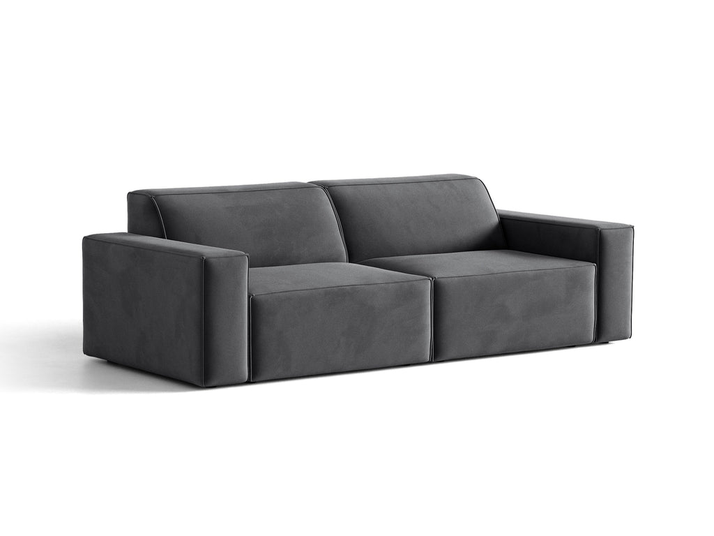 Jodie Divano componibile 3 Posti Bluvel - Grigio