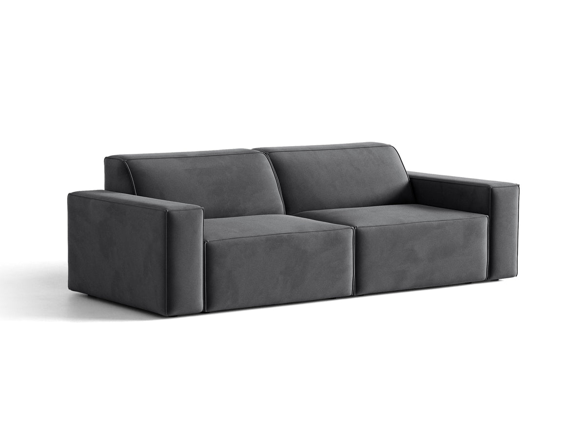 Jodie Divano componibile 3 Posti Bluvel - Grigio