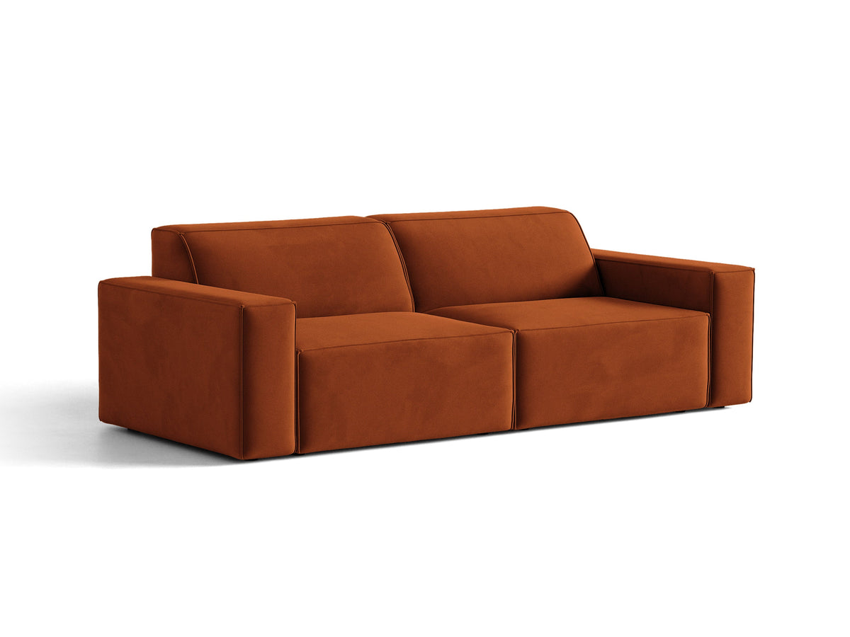 Jodie Divano componibile 3 Posti Bluvel - Terracotta