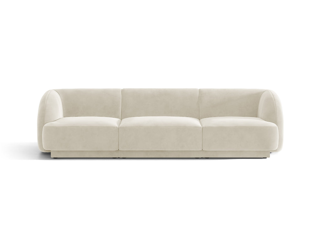 Miley Divano 3 Posti – Bluvel - Beige chiaro