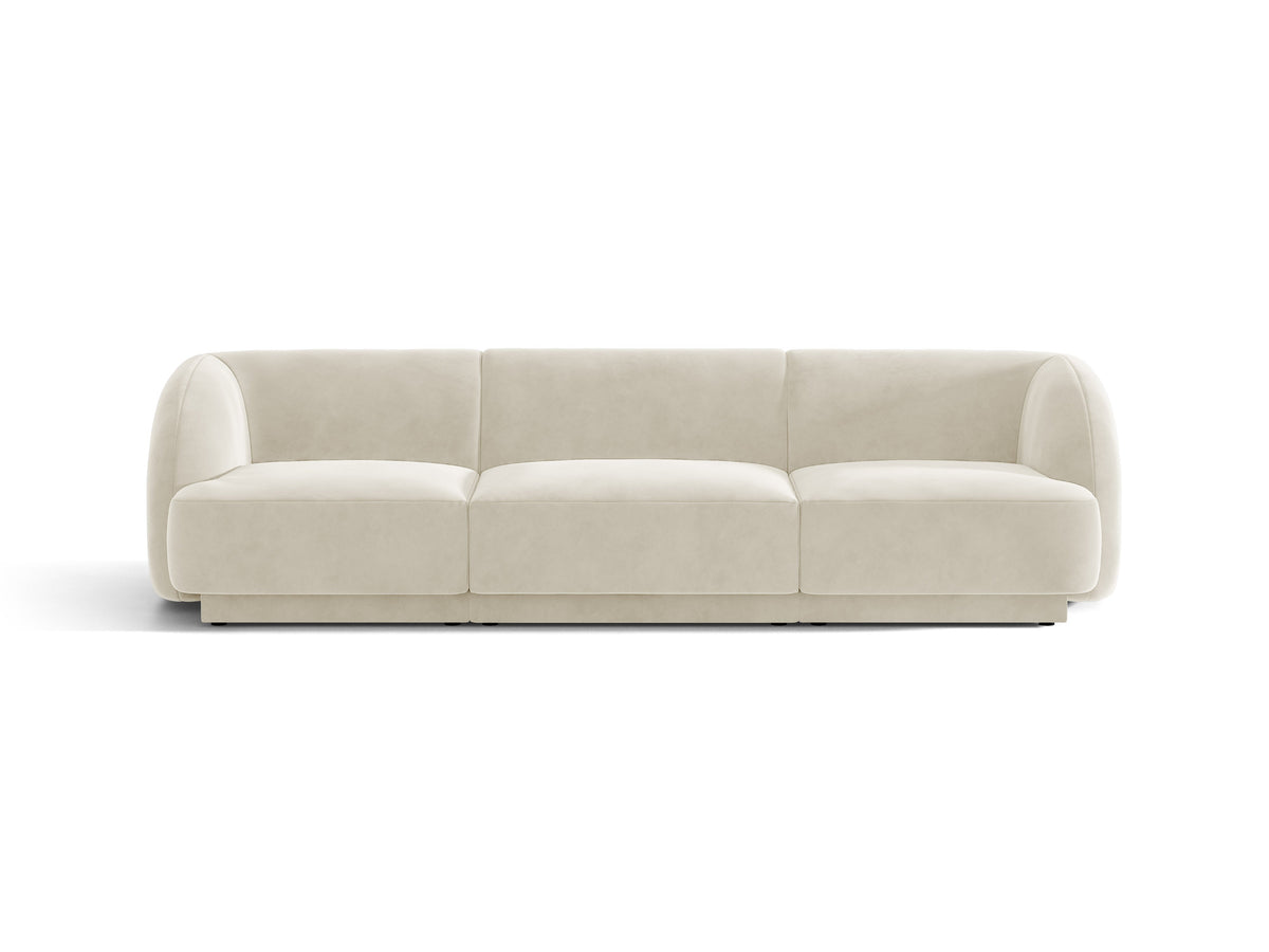 Miley Divano 3 Posti – Bluvel - Beige chiaro
