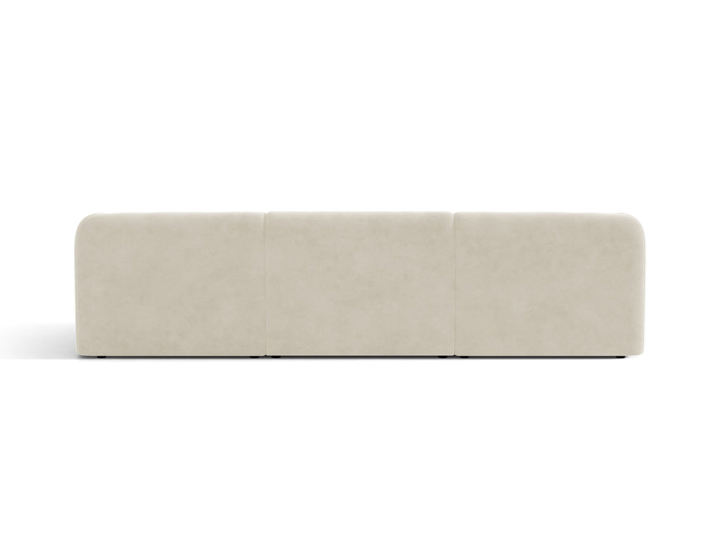 Miley Divano 3 Posti – Bluvel - Beige chiaro