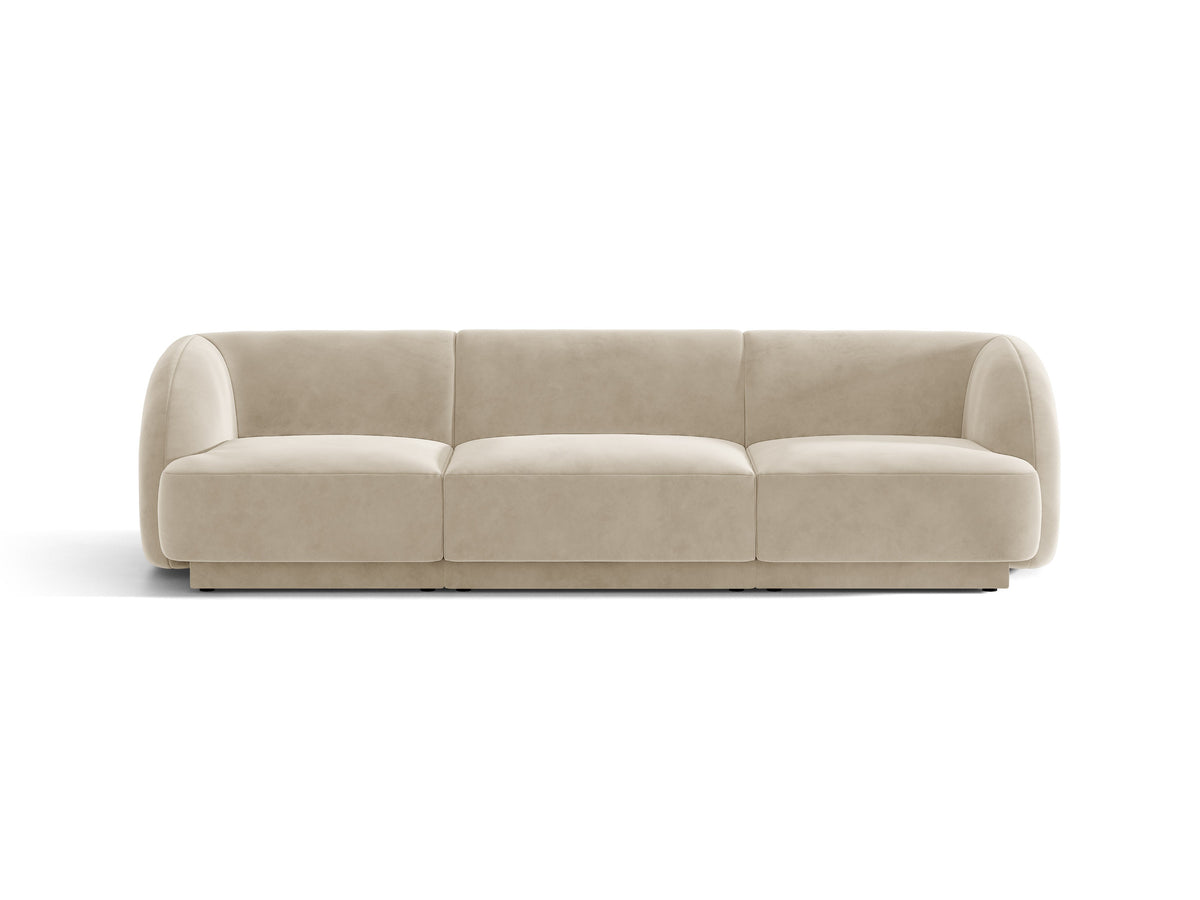 Miley Divano 3 Posti – Bluvel - Beige scuro