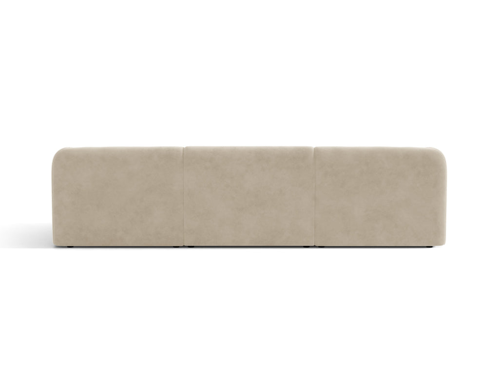 Miley Divano 3 Posti – Bluvel - Beige scuro