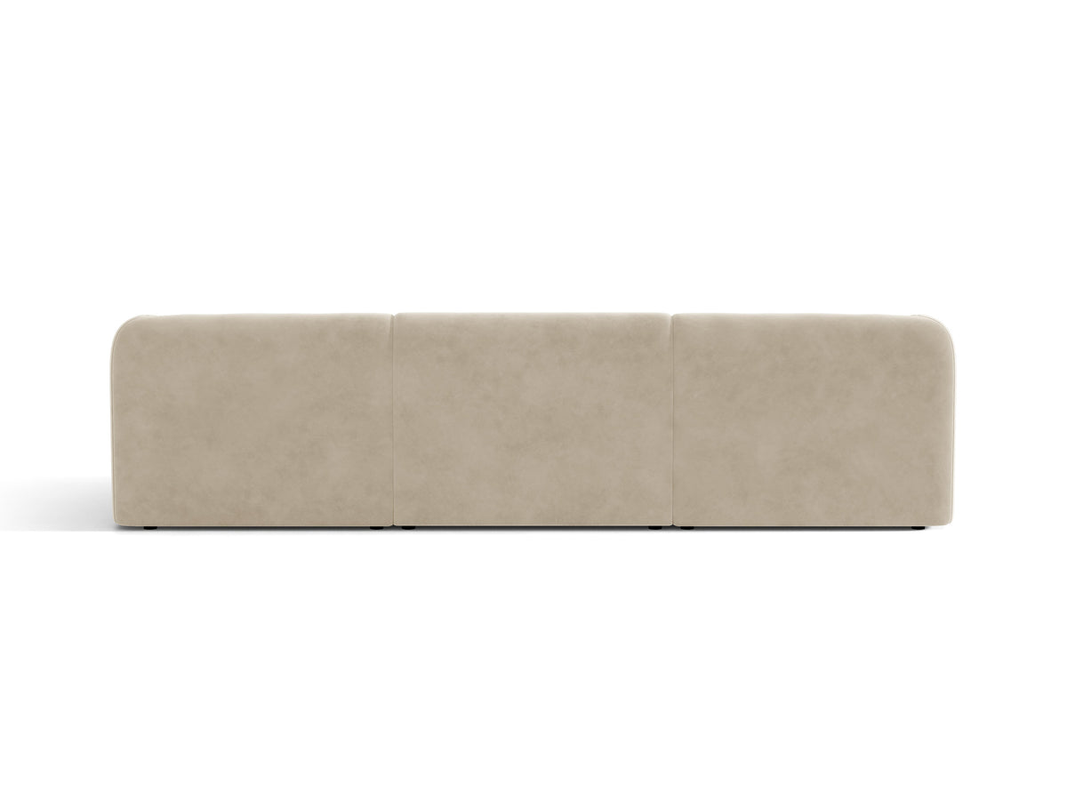 Miley Divano 3 Posti – Bluvel - Beige scuro