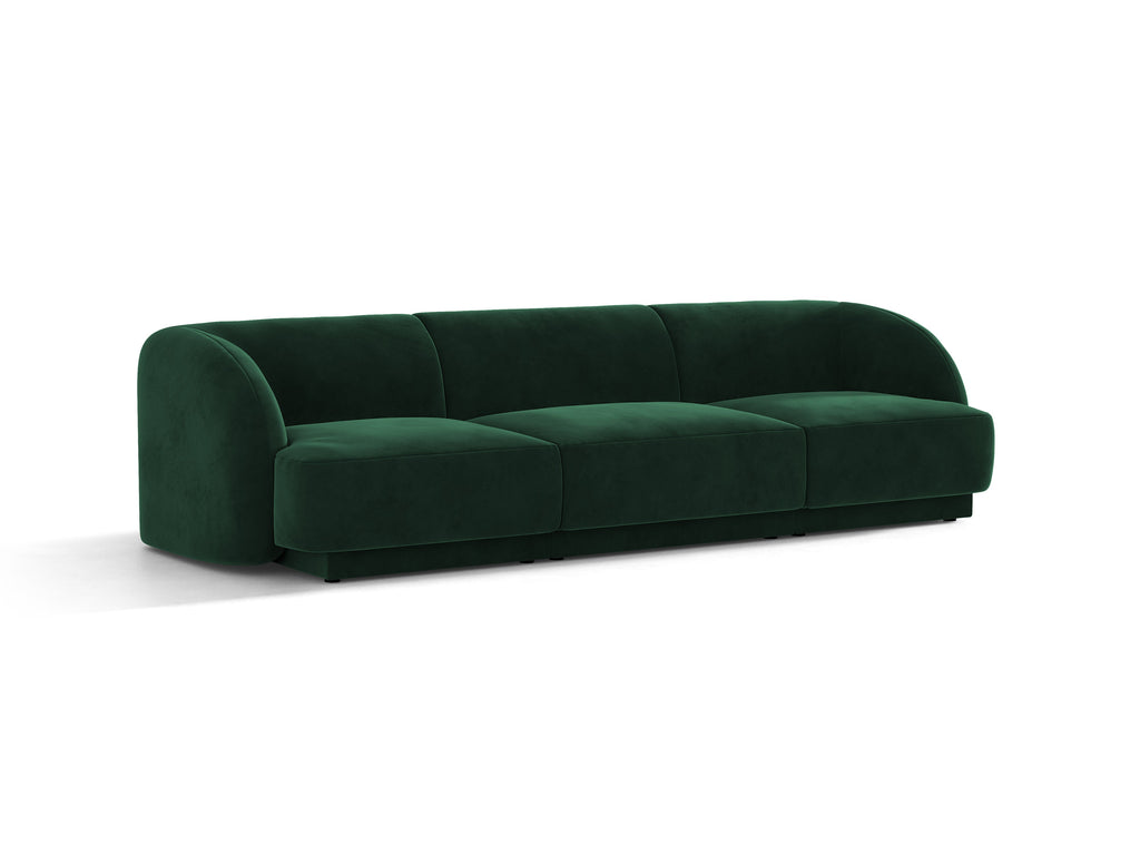Miley Divano 3 Posti – Bluvel - Verde bottiglia