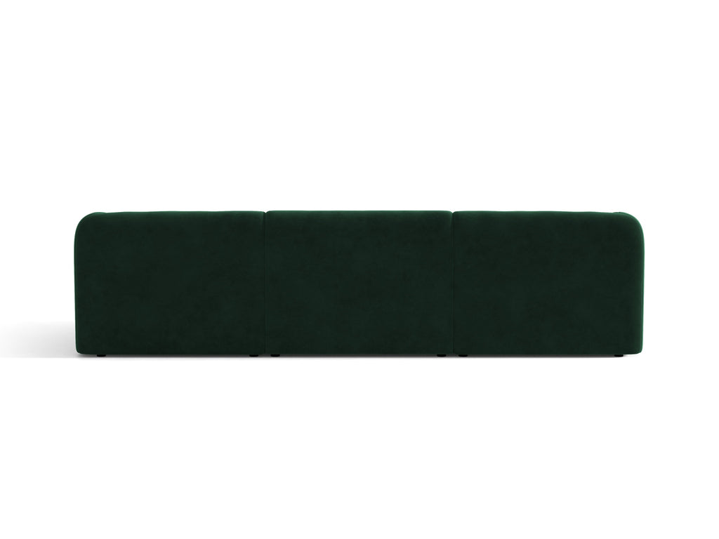 Miley Divano 3 Posti – Bluvel - Verde bottiglia