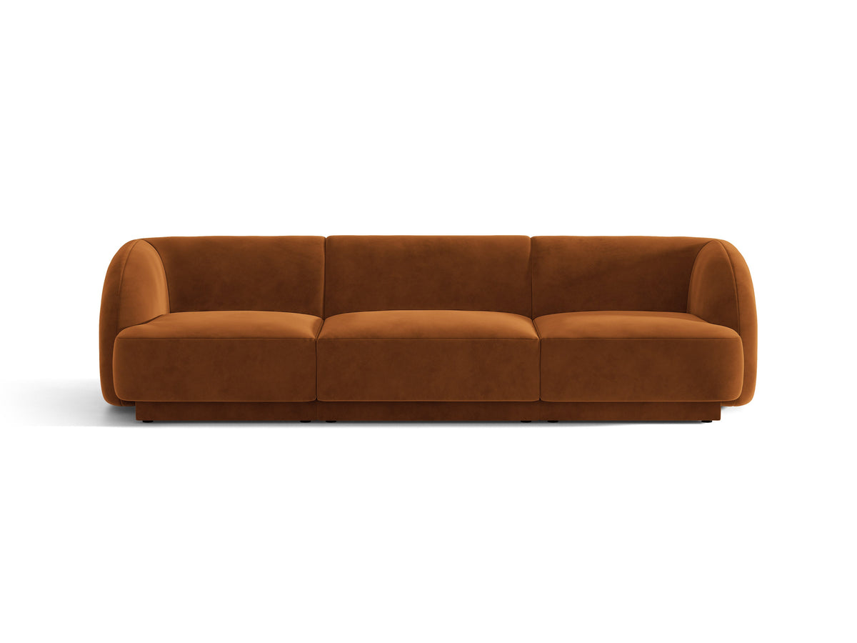 Miley Divano 3 Posti – Bluvel - Terracotta