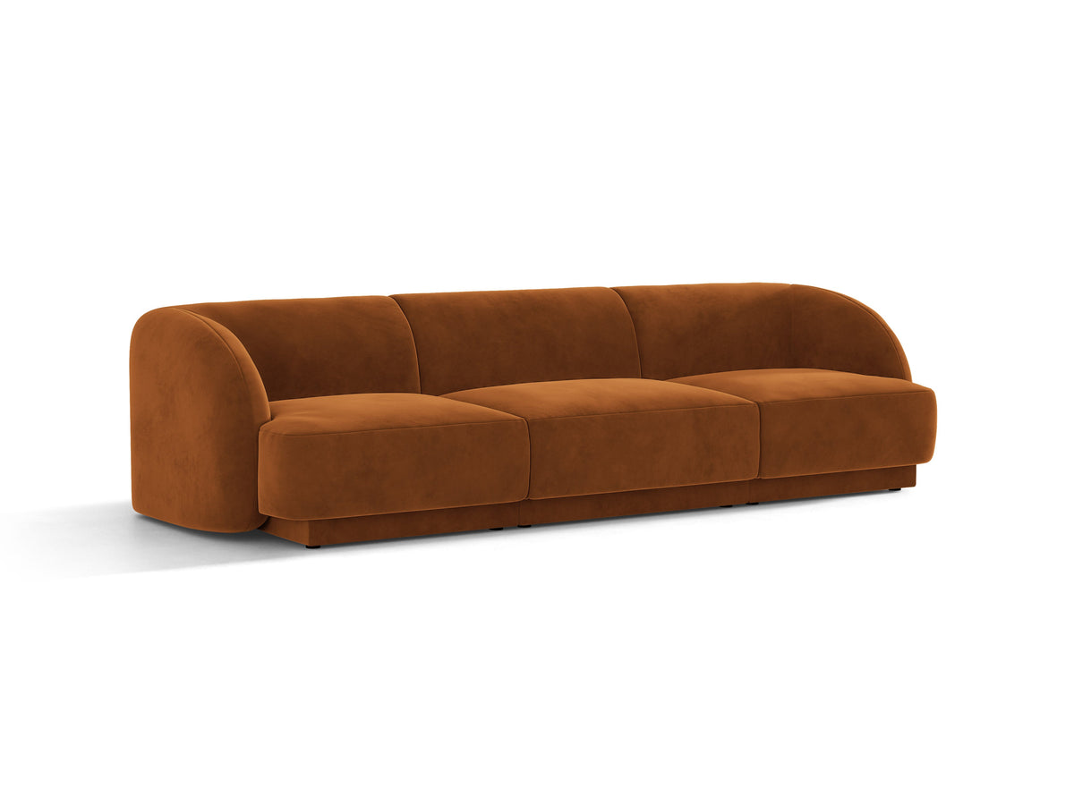 Miley Divano 3 Posti – Bluvel - Terracotta