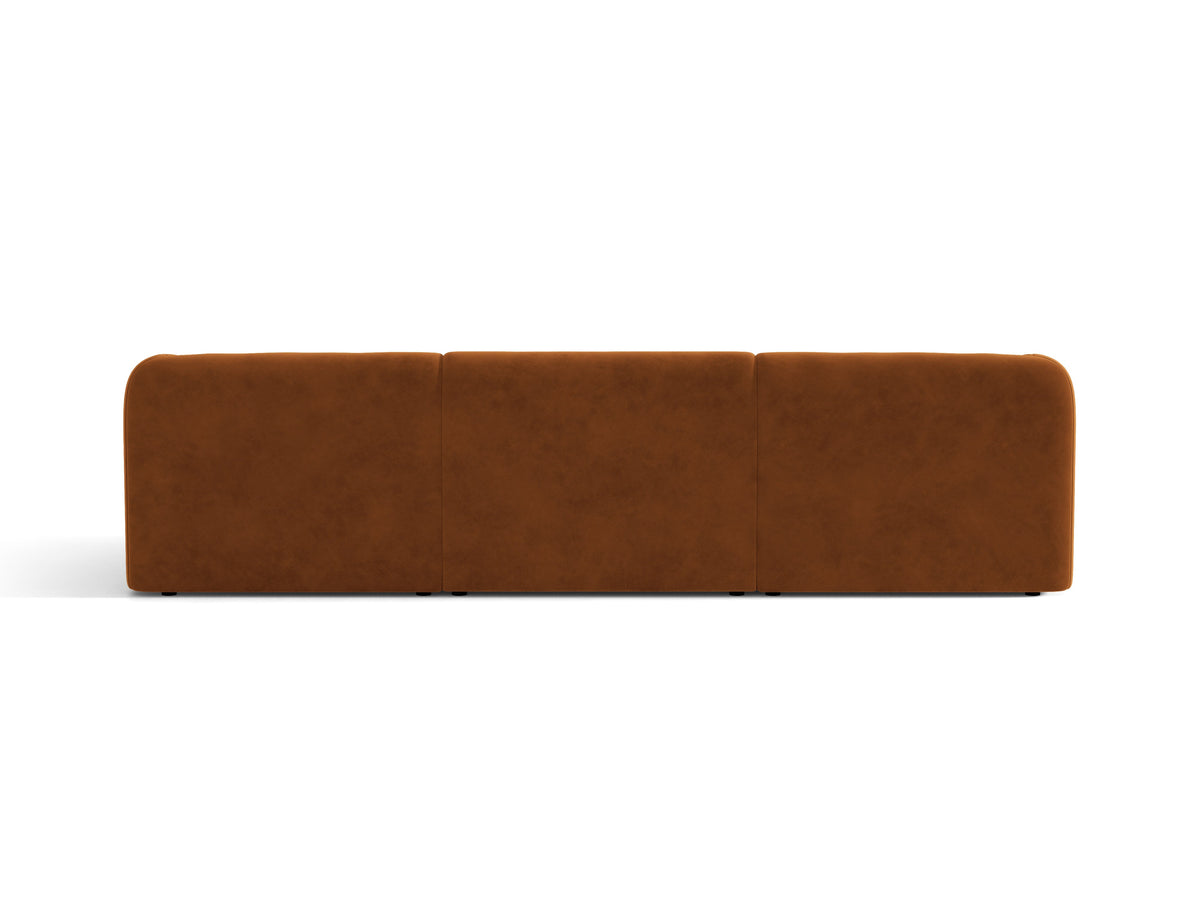 Miley Divano 3 Posti – Bluvel - Terracotta