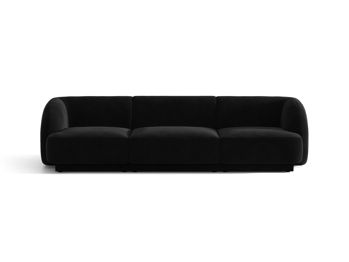 Miley Divano 3 Posti – Bluvel - Nero