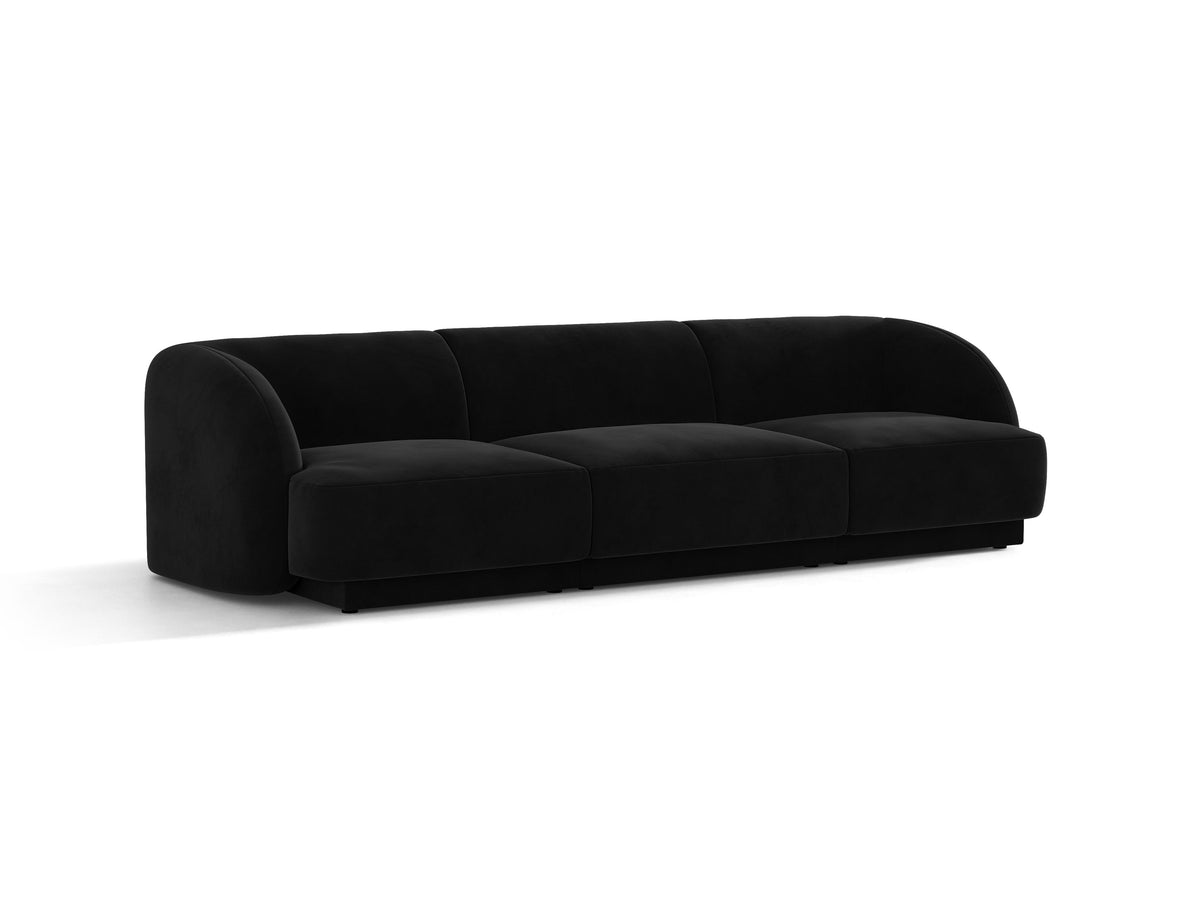 Miley Divano 3 Posti – Bluvel - Nero