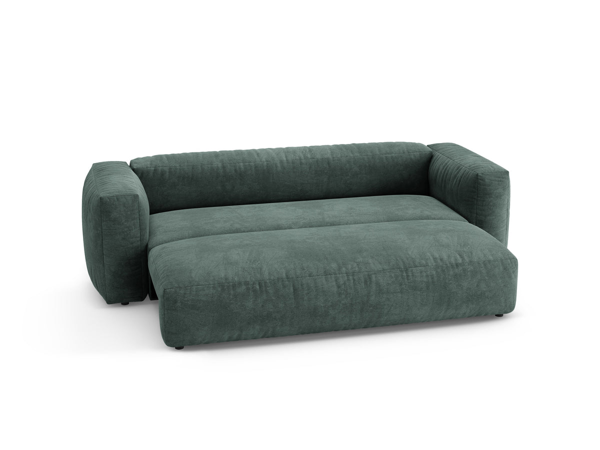 Martina Divano letto 3 Posti Vogue - Verde petrolio