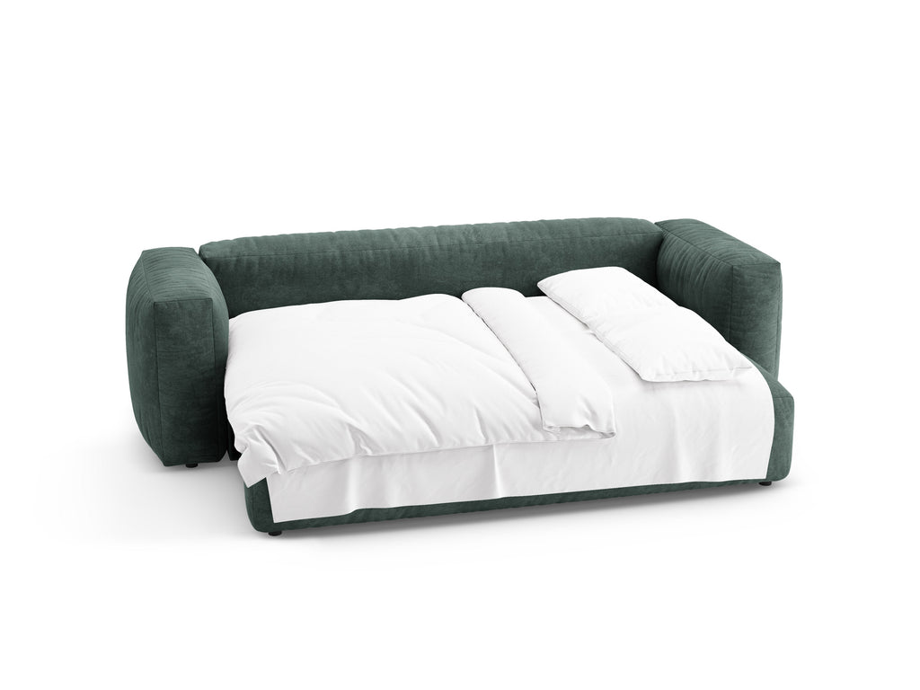 Martina Divano letto 3 Posti Vogue - Verde petrolio