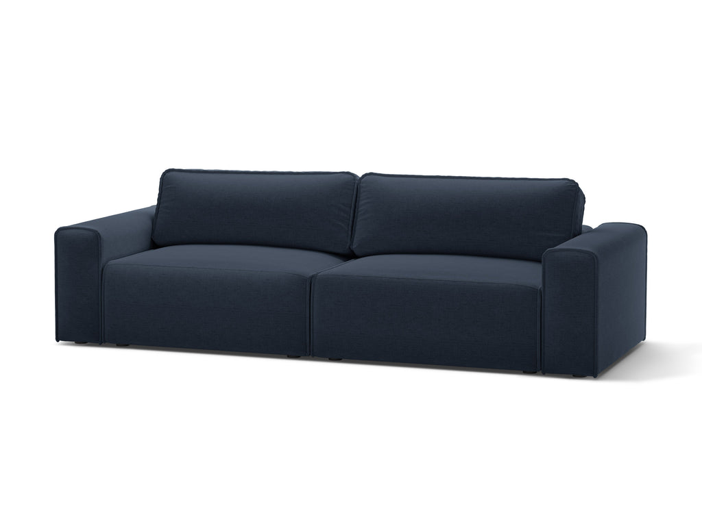 Victor Divano Letto Con Contenitore 3 Posti Moly - Blu reale