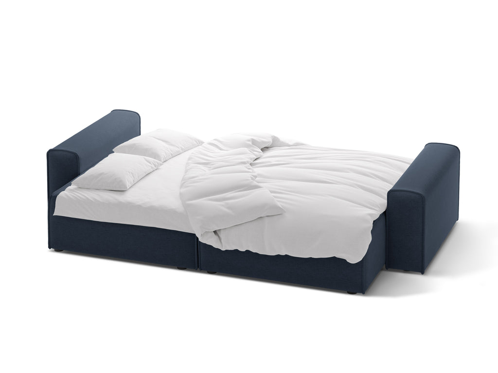 Victor Divano Letto Con Contenitore 3 Posti Moly - Blu reale
