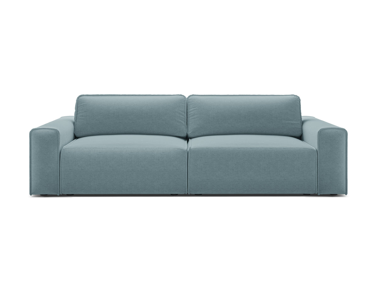 Victor Divano Letto Con Contenitore 3 Posti Moly - Azzurro