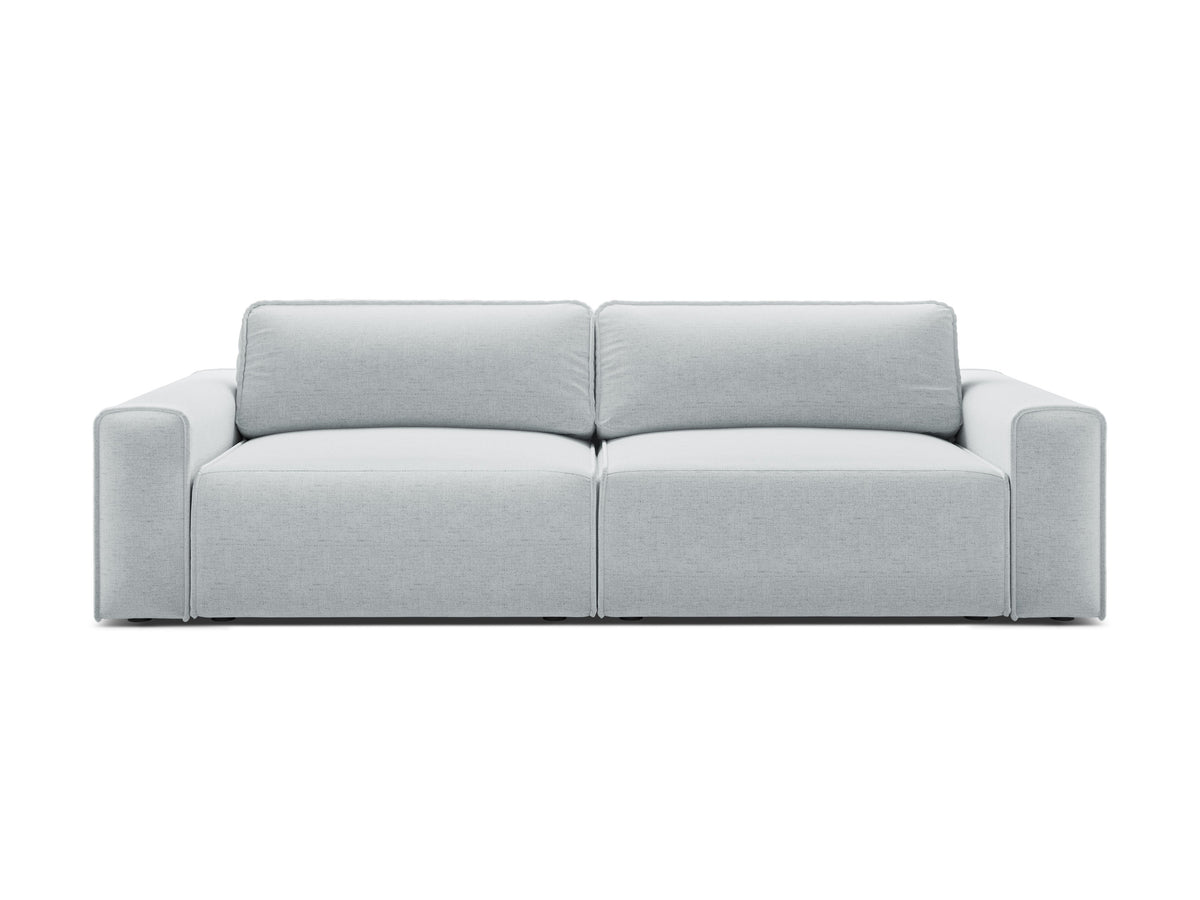 Victor Divano Letto Con Contenitore 3 Posti Moly - Grigio chiaro