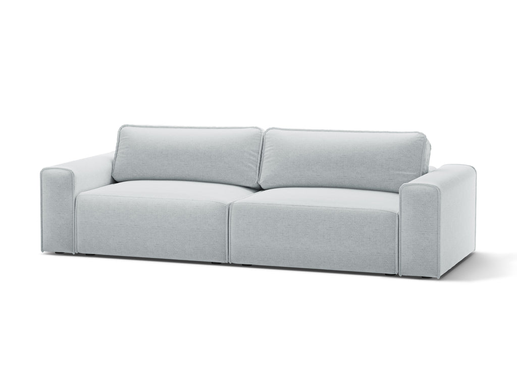 Victor Divano Letto Con Contenitore 3 Posti Moly - Grigio chiaro