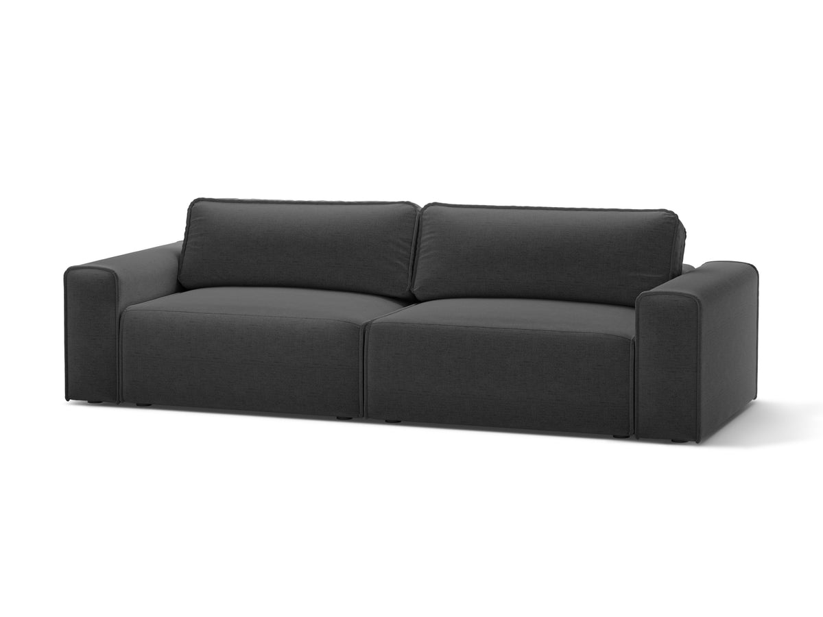 Victor Divano Letto Con Contenitore 3 Posti Moly - Antracite