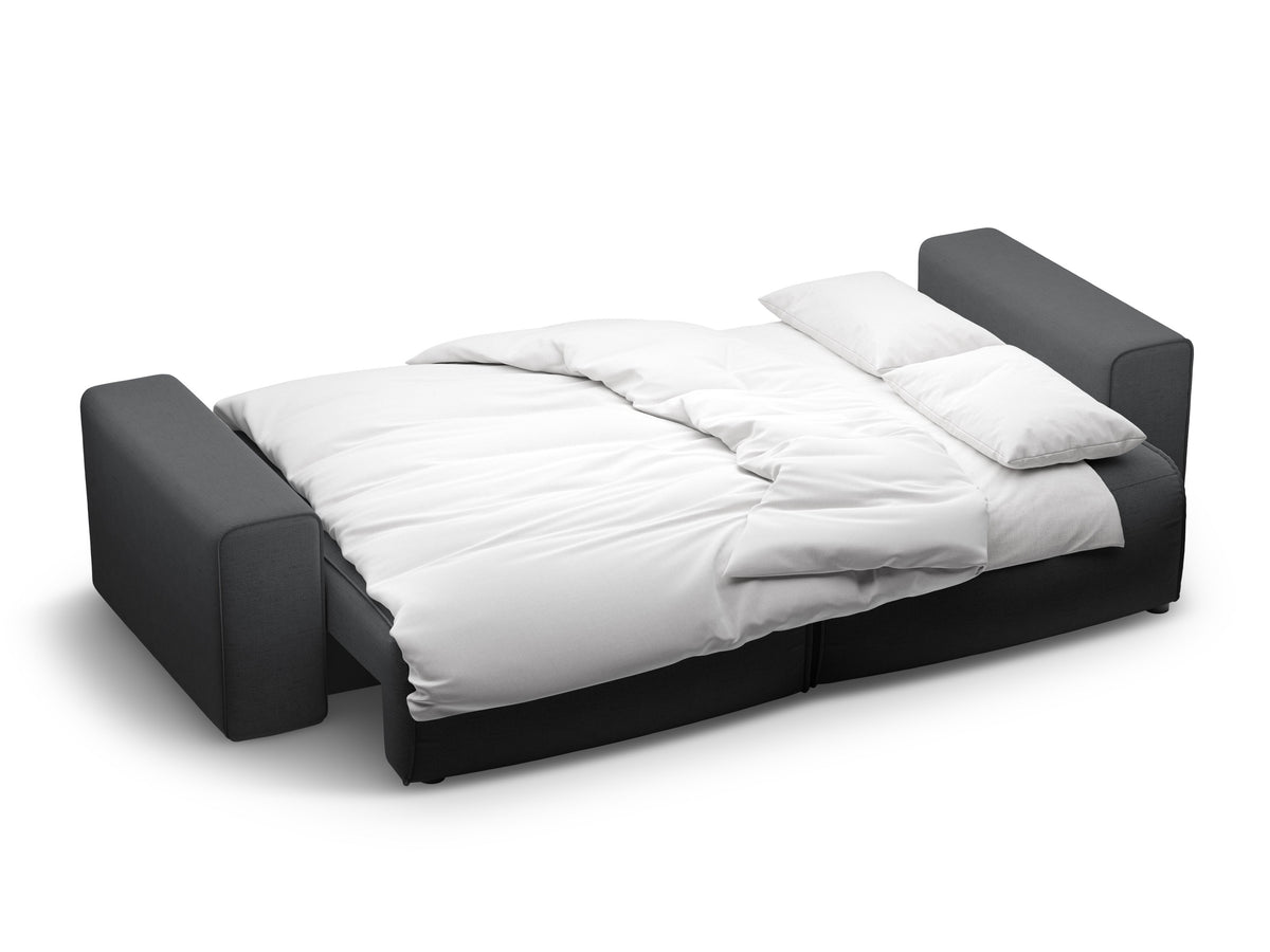 Victor Divano Letto Con Contenitore 3 Posti Moly - Antracite