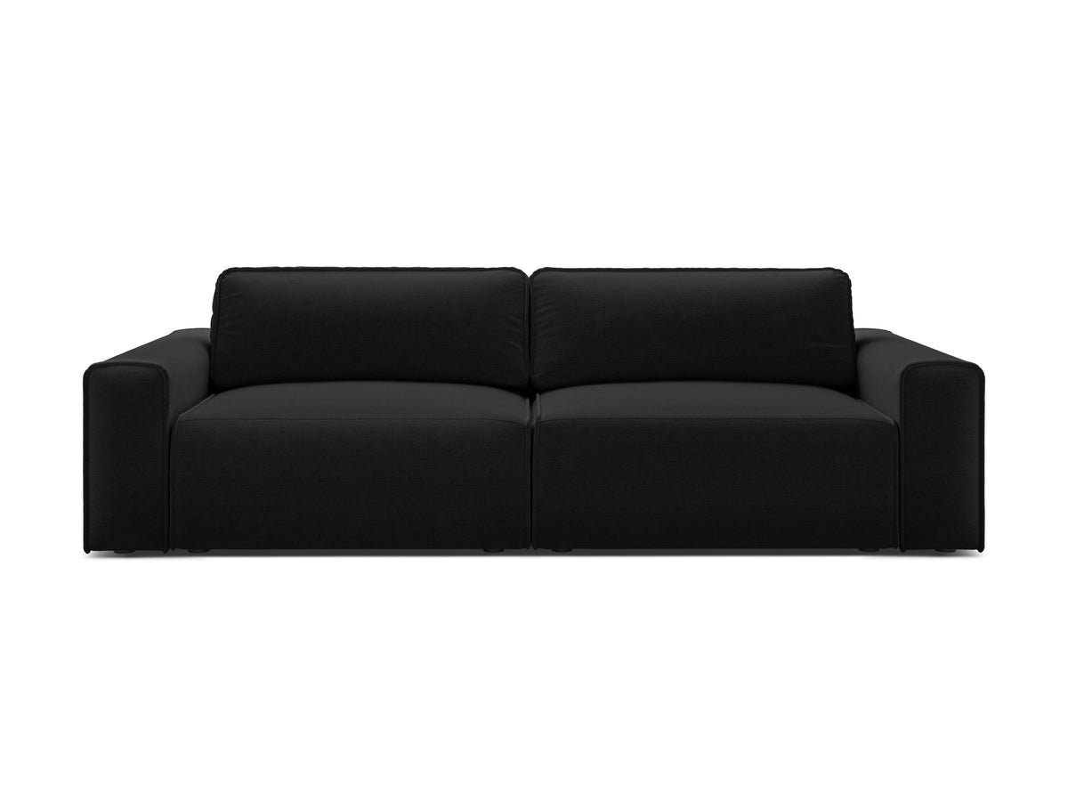 Victor Divano Letto Con Contenitore 3 Posti Moly - Nero