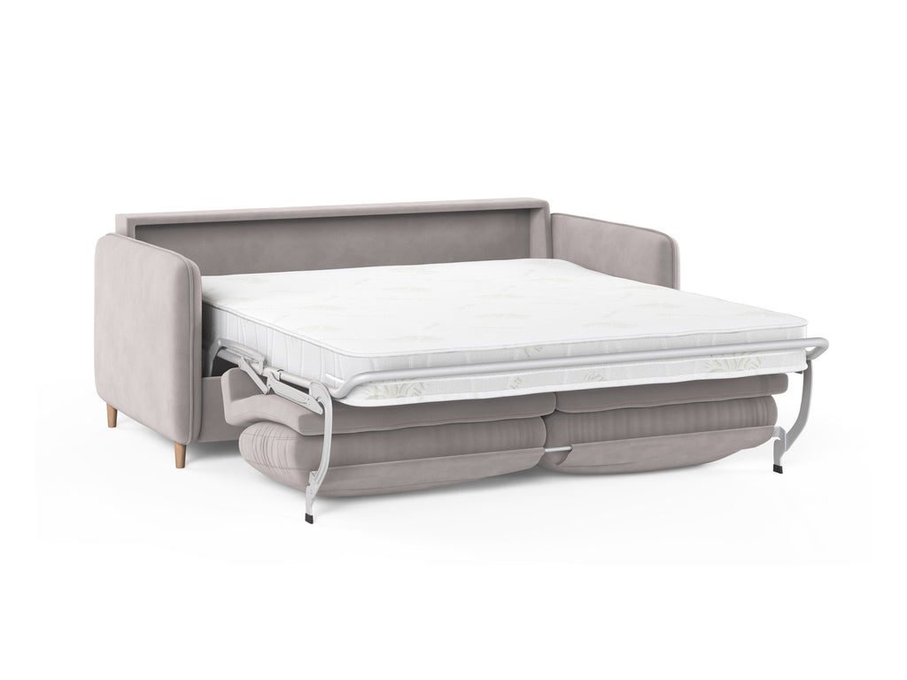 Simo Divano letto 3 Posti Salvador - Grigio chiaro