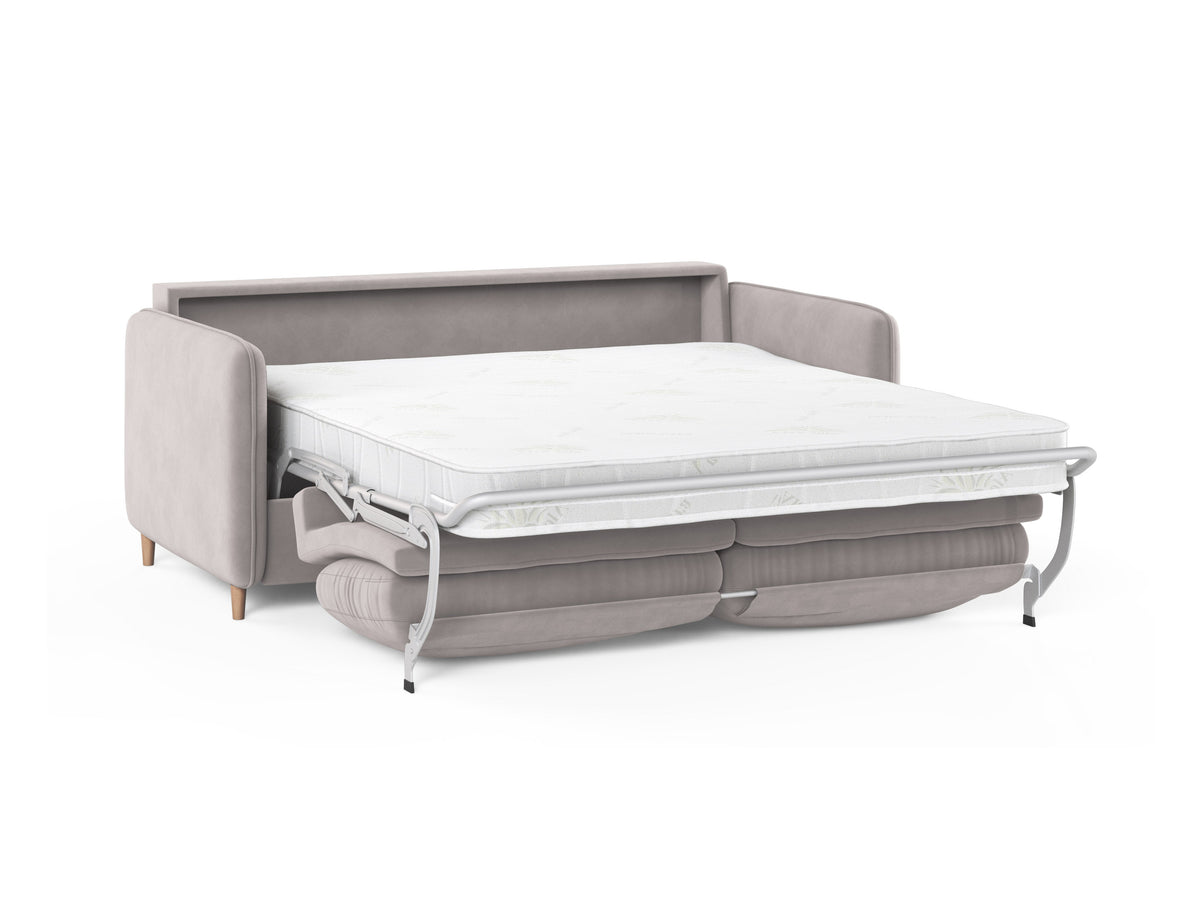Simo Divano letto 3 Posti Salvador - Grigio chiaro