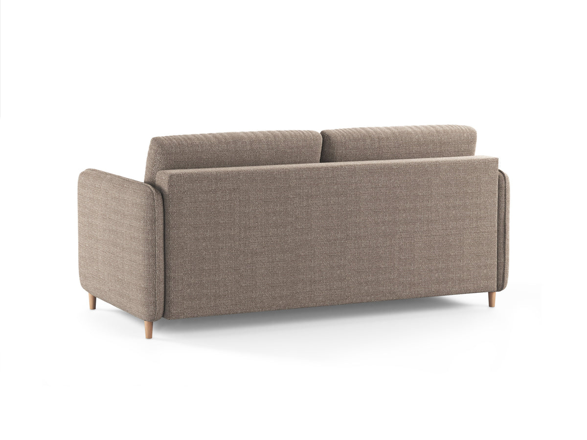 Simo Divano letto 3 Posti Babel - Marrone chiaro