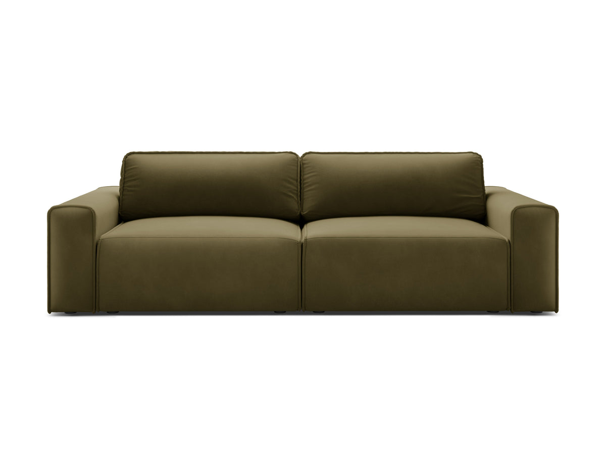 Victor Divano Letto Con Contenitore 3 Posti Paris - Moss green melange