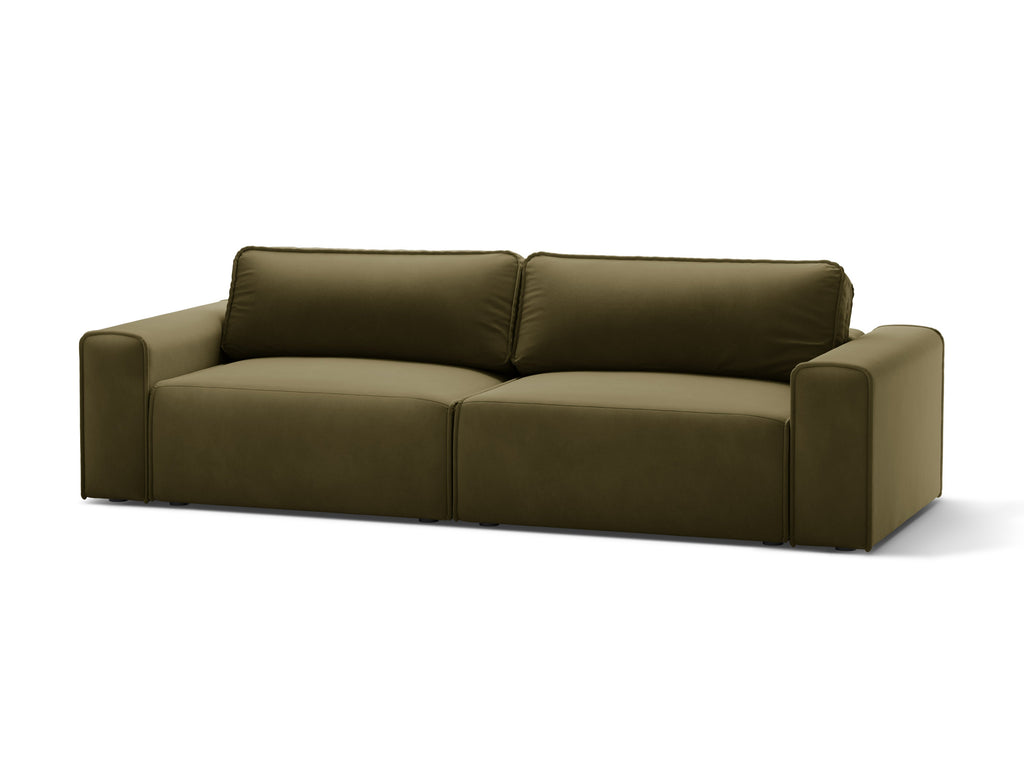 Victor Divano Letto Con Contenitore 3 Posti Paris - Moss green melange