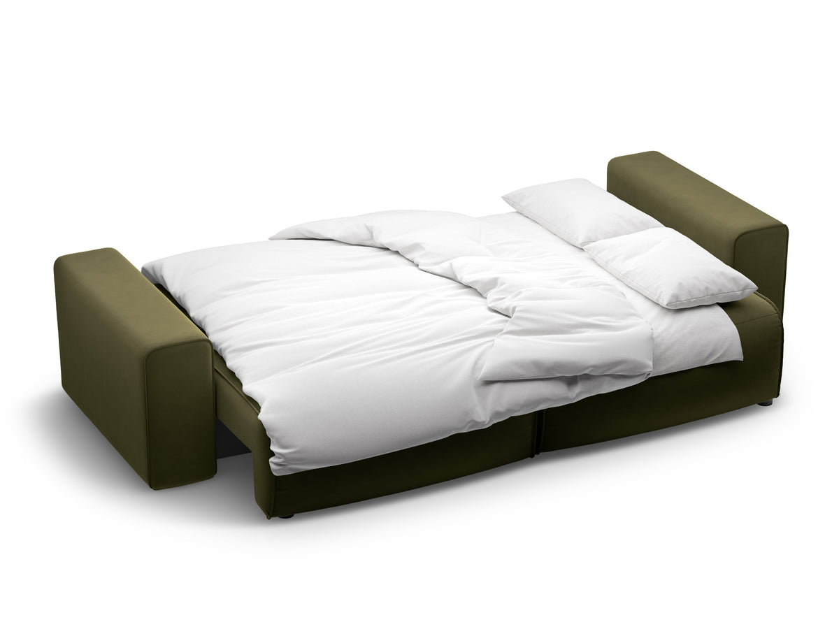 Victor Divano Letto Con Contenitore 3 Posti Paris - Moss green melange