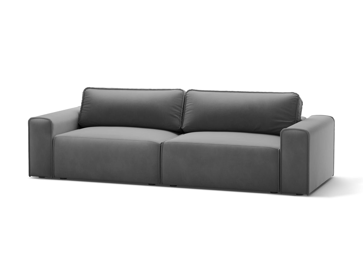 Victor Divano Letto Con Contenitore 3 Posti Paris - Grigio