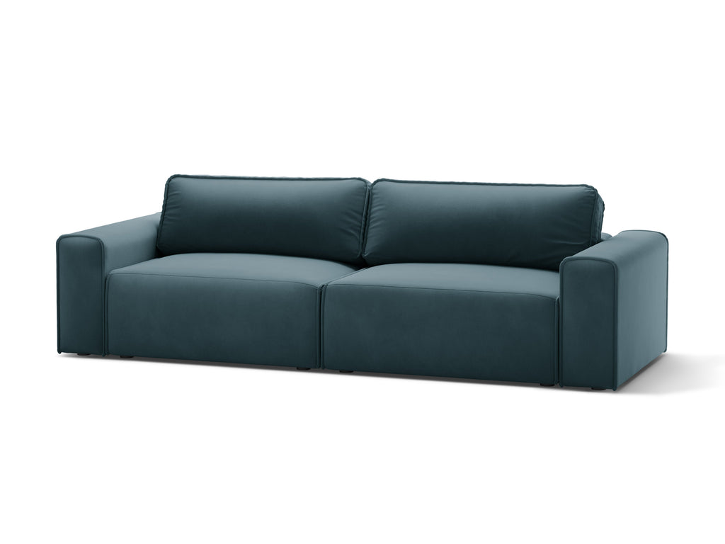 Victor Divano Letto Con Contenitore 3 Posti Paris - Blu