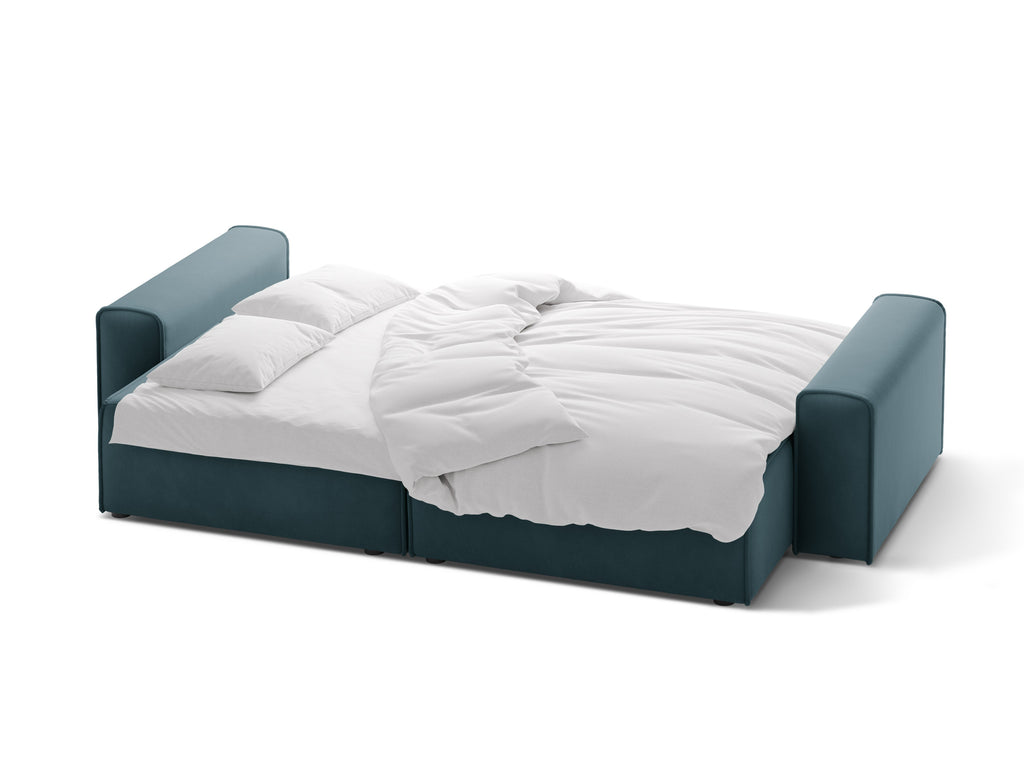 Victor Divano Letto Con Contenitore 3 Posti Paris - Blu