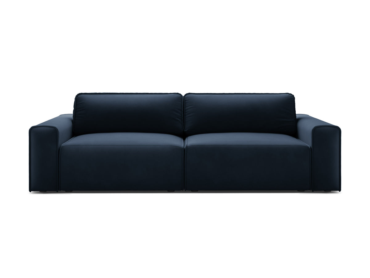 Victor Divano Letto Con Contenitore 3 Posti Paris - Blu scuro