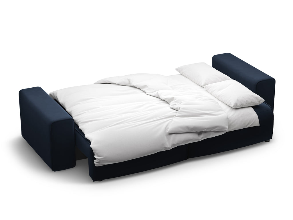 Victor Divano Letto Con Contenitore 3 Posti Paris - Blu scuro