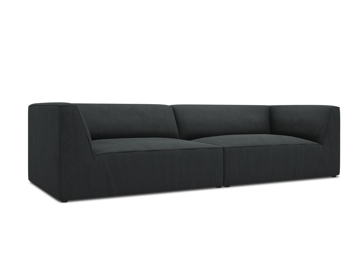 Ruby Divano 4+ Posti Scala - Nero