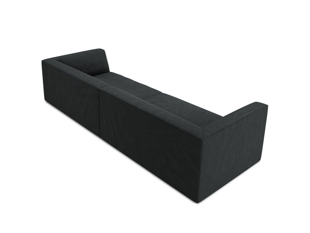 Ruby Divano 4+ Posti Scala - Nero