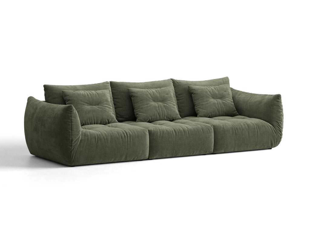 Bloom Divano componibile 4+ Posti Wind - Moss verde