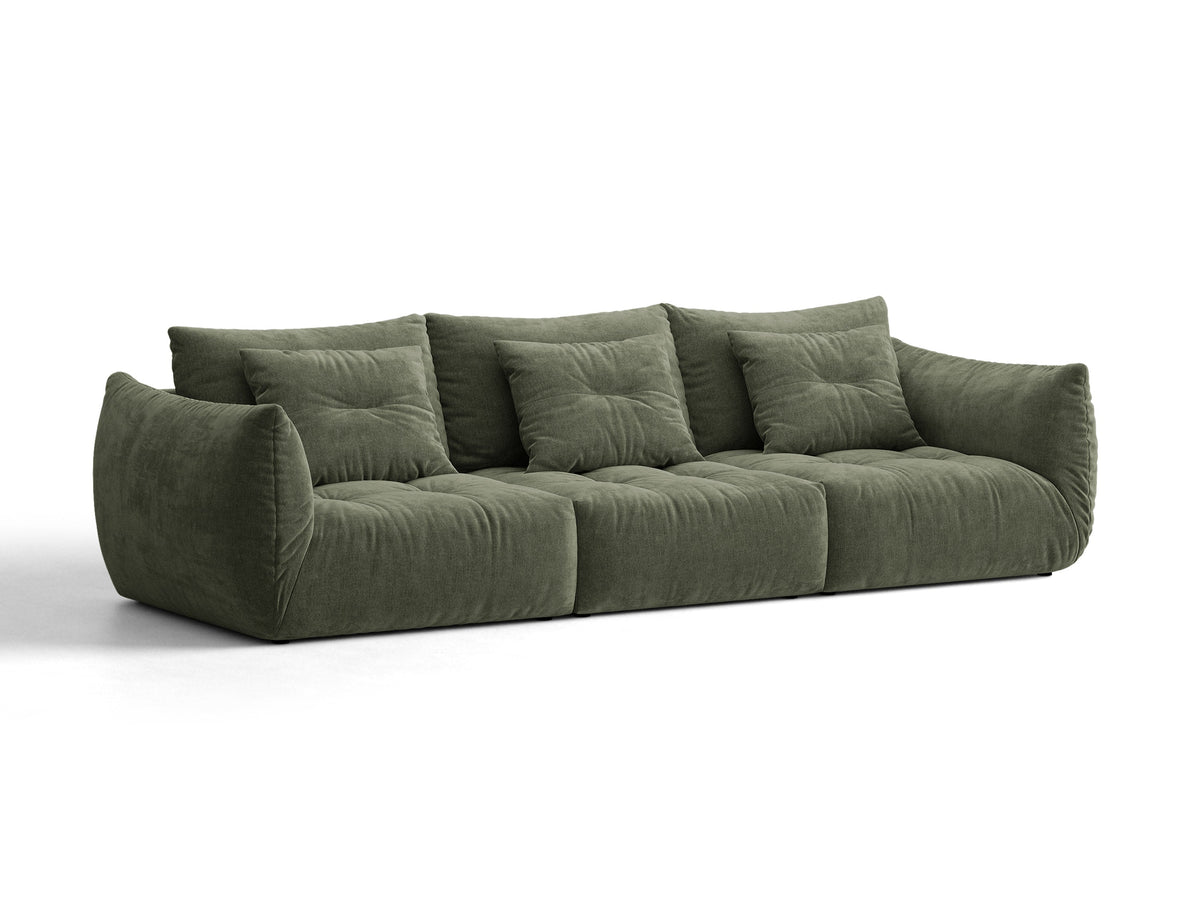 Bloom Divano componibile 4+ Posti Wind - Moss verde
