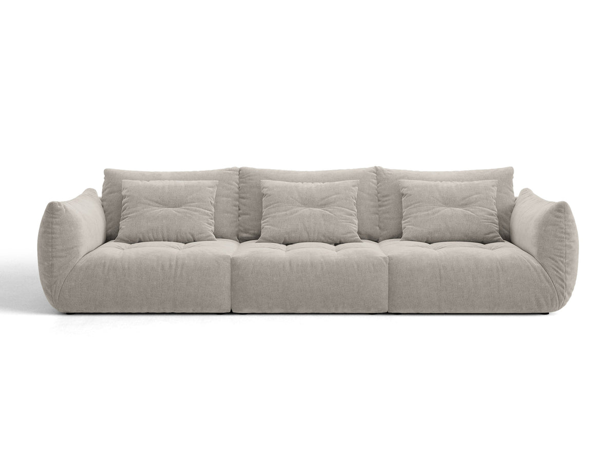 Bloom Divano componibile 4+ Posti Wind - Grigio chiaro