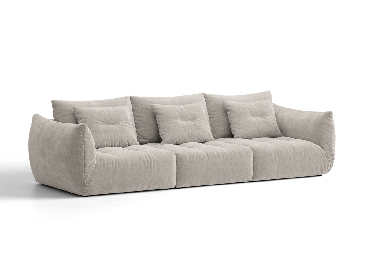 Bloom Divano componibile 4+ Posti Wind - Grigio chiaro